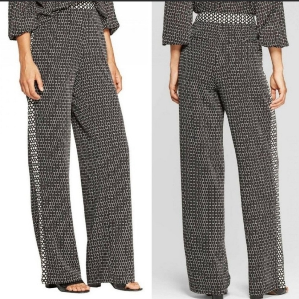Size 2 Who What Wear chain link flowy pants
